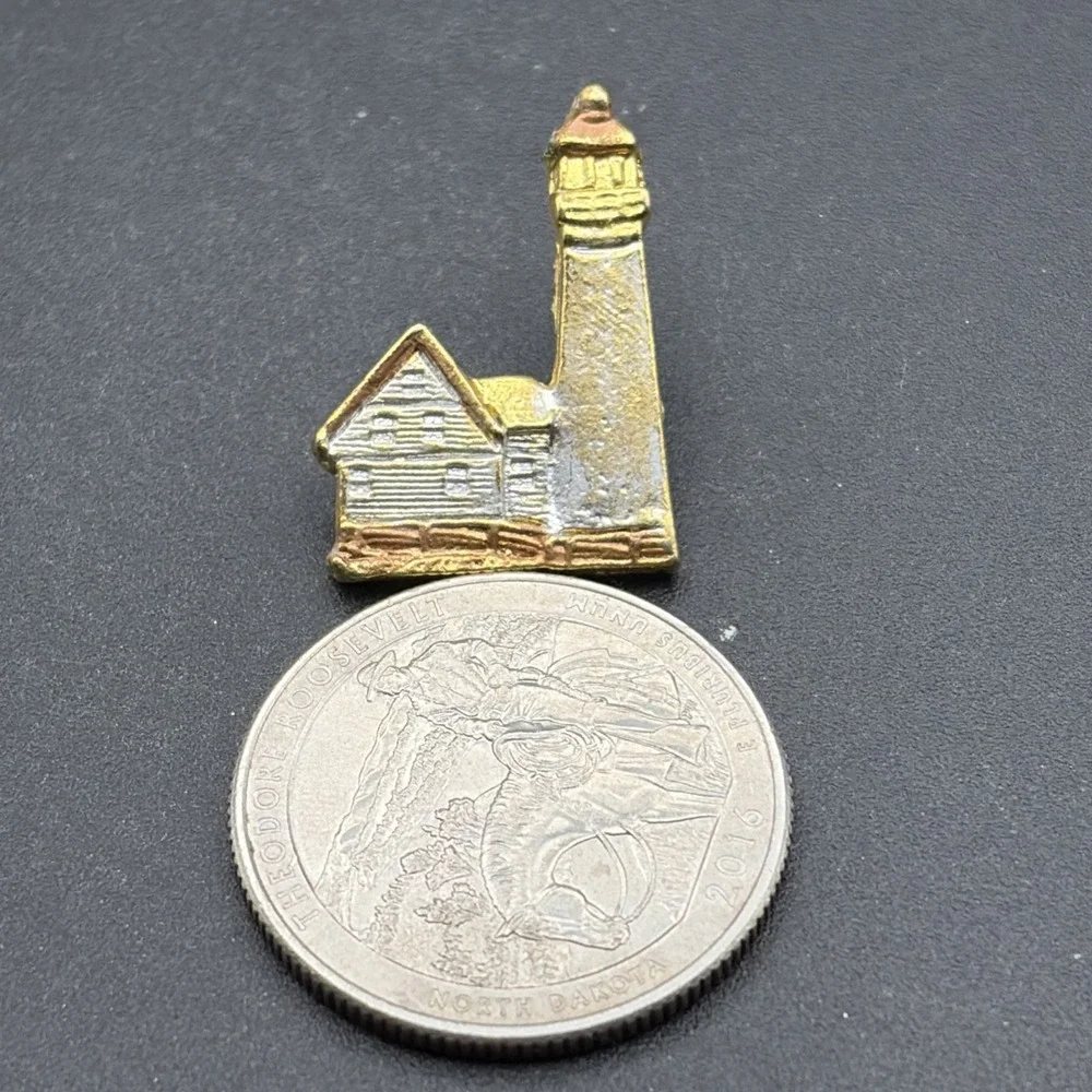 Lighthouse Sea Ocean Lookout Lapel‎ Hat Pin